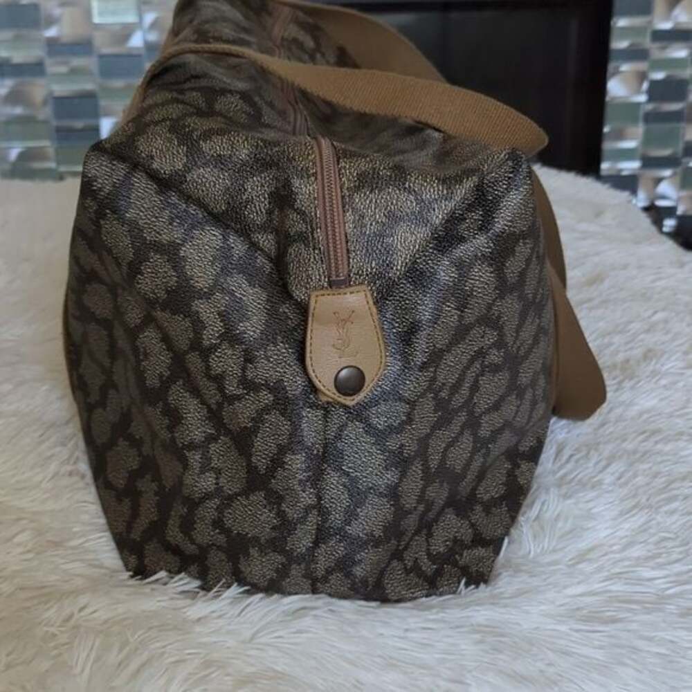 AUTHENTIC VINTAGE YSL GIRAFFE TRAVEL BAG EXCELLENT CONDITION - Picture 6 of 16